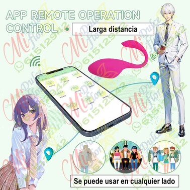 Vibrador Lola con control por APP