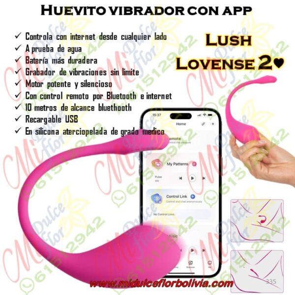 Huevito vibrador con app LUSH 2