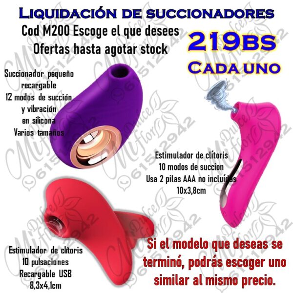 Liquidación de succionadores cod: M200
