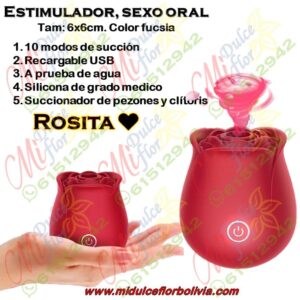 Estimulador sexo oral succionador rosita
