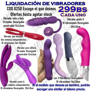 Diapositiva345 Liquidación de vibradores cod G250