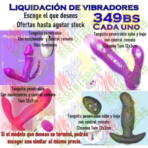 Liquidación de vibradores