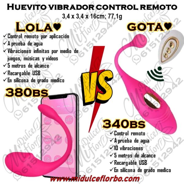 Vibrador Lola versus