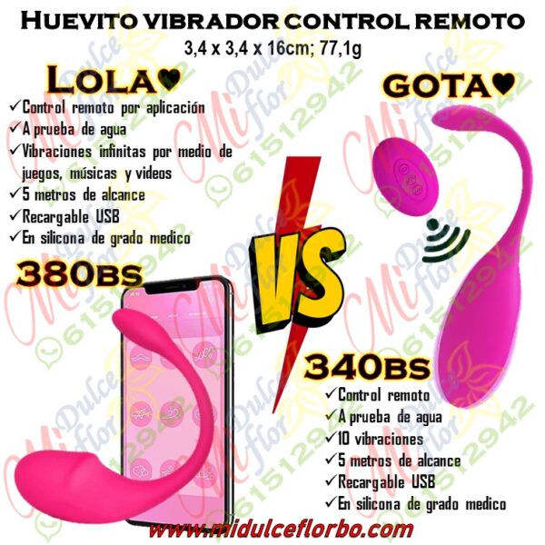 Vibrador Lola versus