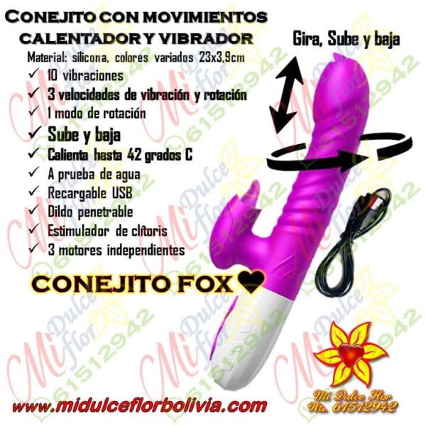 Conejito con movimientos Fox