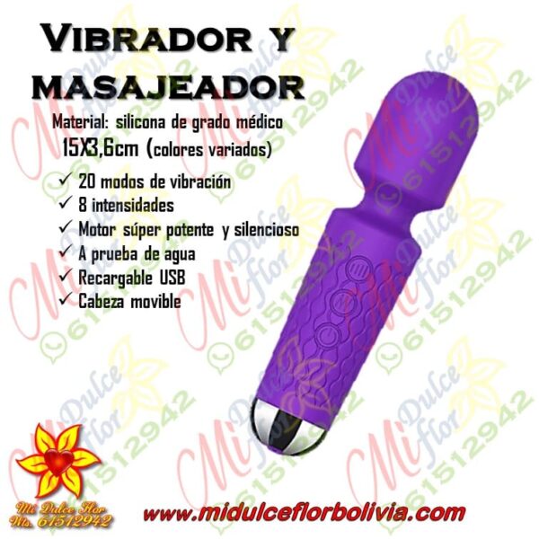 Vibrador y masajeador