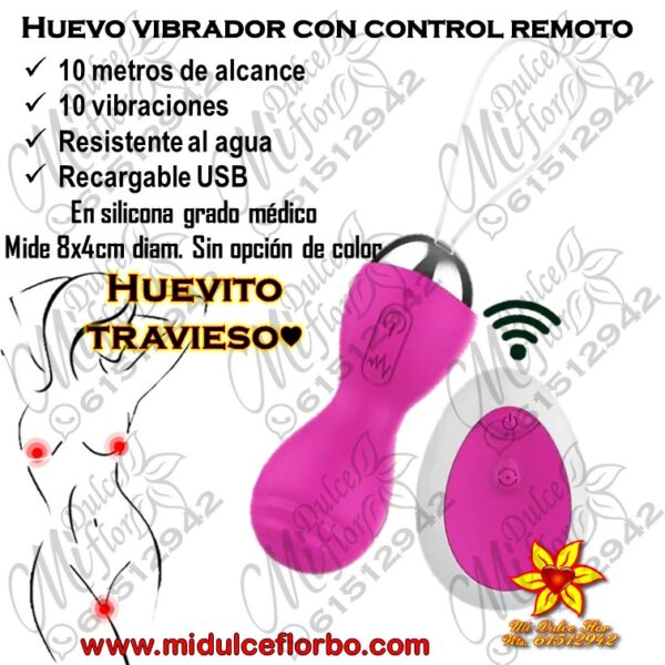 Vibrador huevito travieso