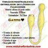 Vibrador penetrable con pulsaciones gatito