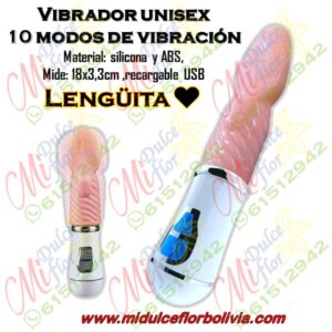 Vibrador unisex lengüita