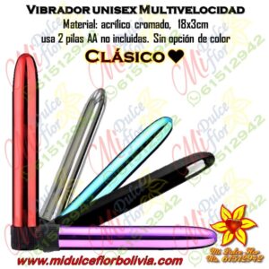 Vibrador unisex multivelocidad