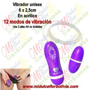 Vibrador unisex 12 modos de vibración