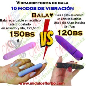 Bala 10 vibraciones, versus