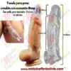 Funda suave con anillo para pene