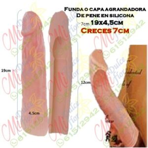 Funda con aumento para pene