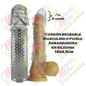 Funda para pene con estrías