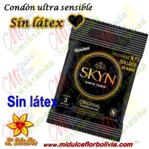 Kit 3 condones SIN LÁTEX