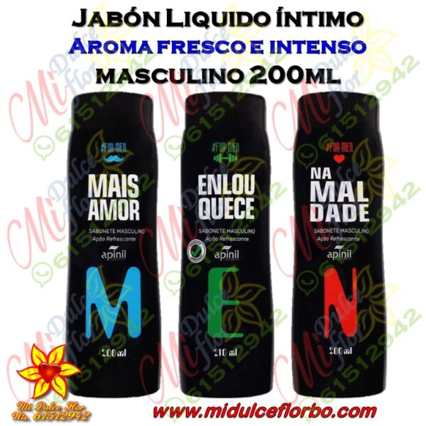 Jabón íntimo masculino