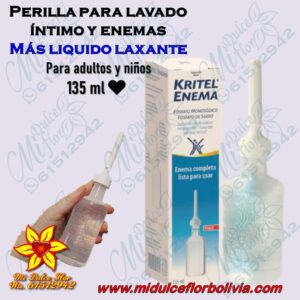 Perilla más líquido de enema