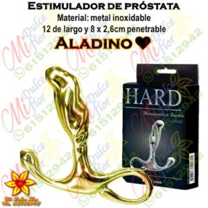 Masajeador de próstata en metal inoxidable