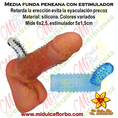 Media funda con estimulador