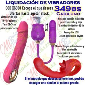 Liquidación de vibradores cod P100