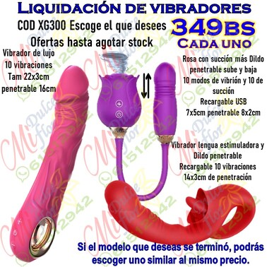 Liquidación de vibradores cod P100