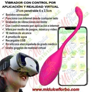 Vibrador con control realidad virtual