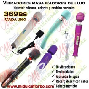 Vibradores masajeadores de lujo