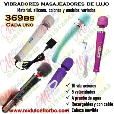Vibradores masajeadores de lujo
