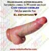 Dildo suave súper realista con venas visibles