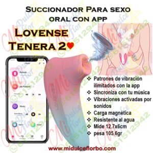 Succionador para sexo oral con app