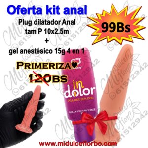 Kit dilatador más anestésico anal