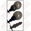 Plug anal inflable bolitas