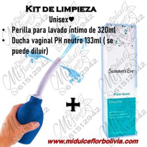 Diapositiva88 Kit de limpieza Perilla y ducha íntima
