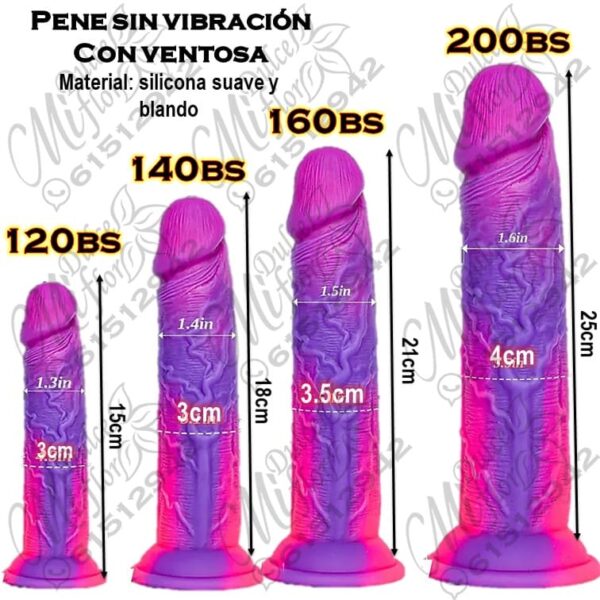 Pene sin vibración con ventosa versus