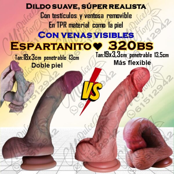 Dildo súper realista y pequeño